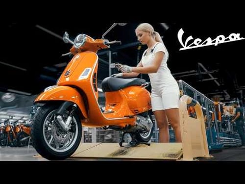 How Vespa Scooters are assembled in Italy – Step by Step process