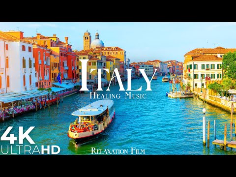 Italy 4K • Scenic Nature Relaxation Film with Peaceful Music | Nature 4K Ultra HD
