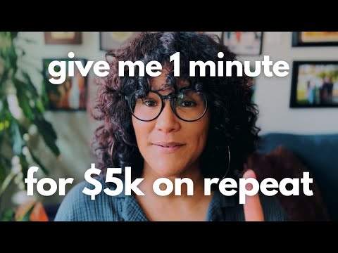 Steal this 1-Minute Method to Manifest $5,000 Anytime