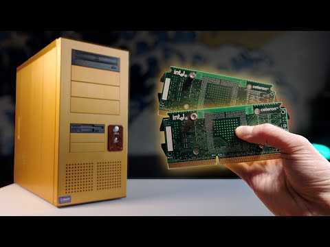 I tried to put TWO vintage Celerons in one PC