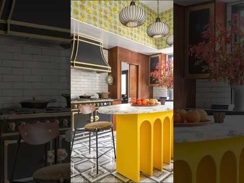 Unique features in this 1970's kitchen! #midcenturymodern #kitchen #interiordesign