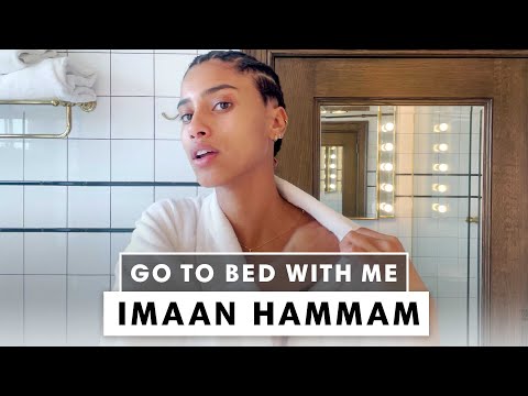 Model Imaan Hammam's Special Tool For Deep Product Penetration | Go To Bed With Me | Harper's BAZAAR