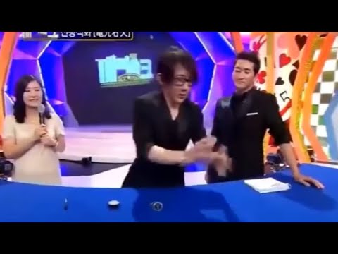 刘谦在韩国表演魔术