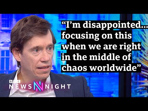 Rory Stewart hits out at Prince Andrew coverage amid "chaos worldwide"