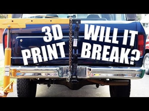 REAL Strength Testing of 3D Prints - Formlabs vs. Elegoo