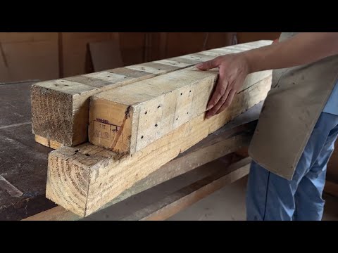 I've Never Seen This Woodworking Method Before! The Secret Of A 50-Year-Old Carpenter Is Revealed