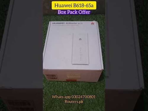 Huawei B618 Box Pack Offer: All sim working, dual Band wifi box pack 4G+ router offer