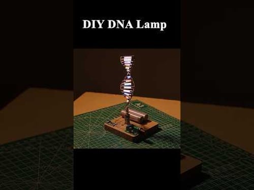 DIY DNA Lamp from Fuse Holders | Creative LED Build #diy #asmr #diyprojects #satisfyingdiy