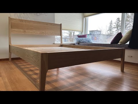 White Oak Bed Frame Build