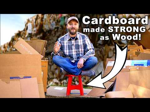 Learn to Build With Cardboard! STRONG, Waterproof and Free.