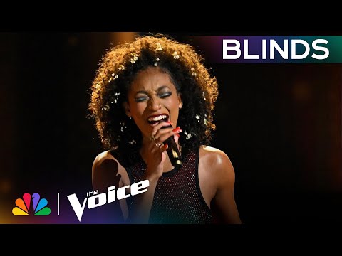 Trinity's Impressive Belt on "Don't Let Go" Earns FOUR-CHAIR Turn | The Voice Blind Auditions | NBC