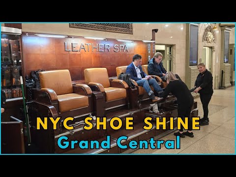 Leather Spa Shoe Shine | Grand Central NYC