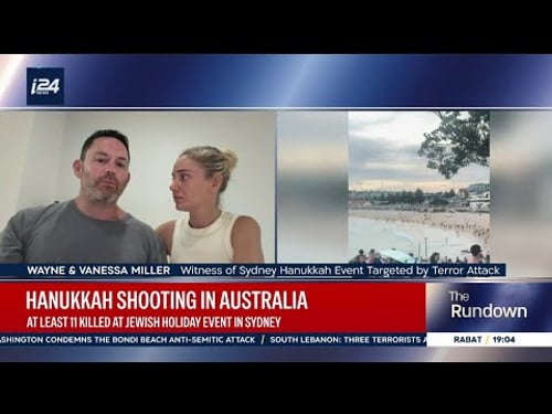 Survivors recount the horror: Hanukkah shooting in Australia