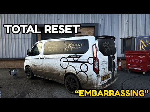 Everything out! STRIPPING and REBUILDING my Detailing Van
