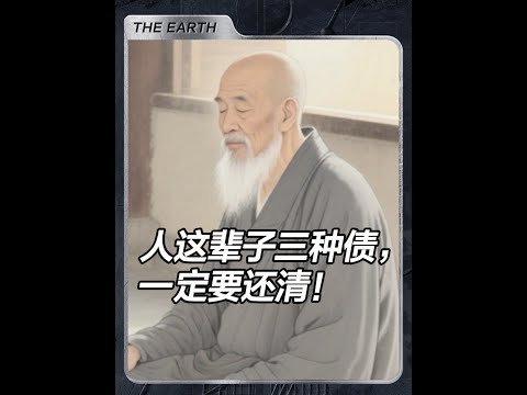人這輩子,都是來還債的?佛說:這三種債,一定要還清! #國學文化 #國學智慧 #修行 #民間故事 #禪悟人生
