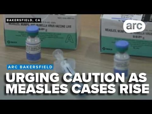 Health officials urge caution as measles cases rise