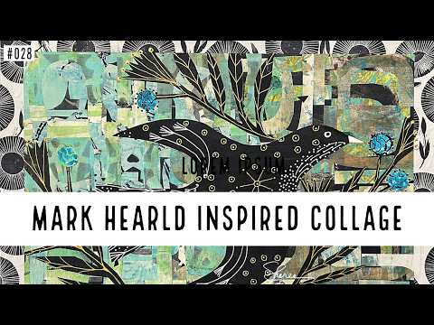 Mark Hearld Inspired Paper-Cut Bird Collage | A Mixed Media Creation