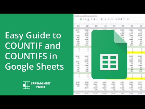 Easy Guide to COUNTIF and COUNTIFS in Google Sheets