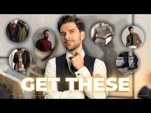 The Definitive Fall Essentials Every Attractive Man Must Have