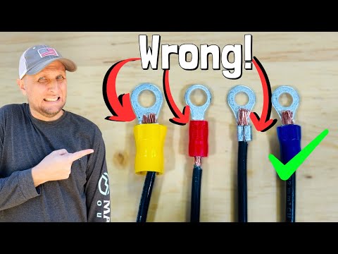 50% Failure Rate! How To Install Crimp Connectors Like The Pros!