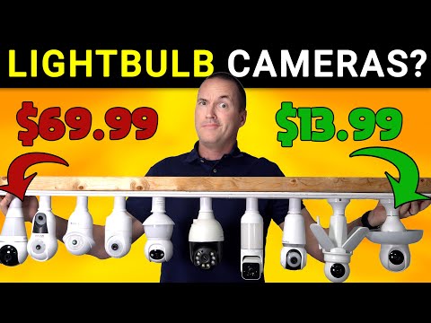 Should you buy a lightbulb security camera in 2025? I tested 15 cameras from Amazon from $14-$70.