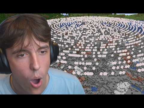 Firing an ORBITAL TNT CANNON in a Minecraft Survival Server