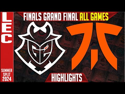 G2 vs FNC Highlights ALL GAMES | LEC Season Finals GRAND FINAL | G2 Esports vs Fnatic