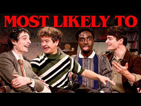 "Most Likely To" con il cast di STRANGER THINGS! 🚲
