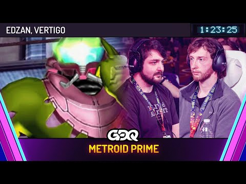 Metroid Prime by edzan and Vertigo in 1:23:25 - Awesome Games Done Quick 2025