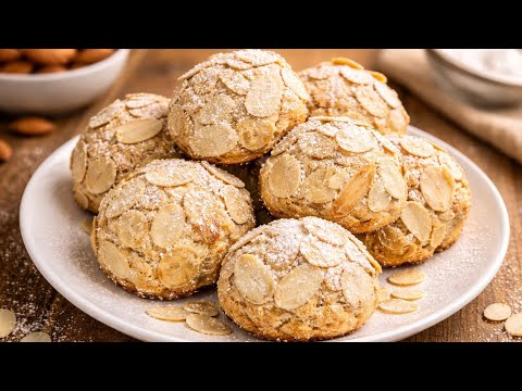Christmas Italian Almond Cookies 🎄 Only 3 Ingredients & Gluten Free!