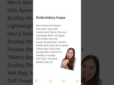 If you’re shopping for gifts, here are some clever embroidery ideas! #weezietowels #giftideas