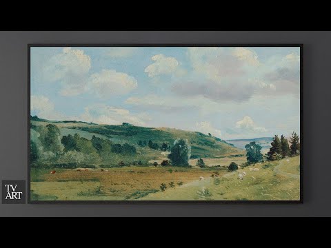 TV Art Screensaver | Landscape By Lionel Constable | Vintage Art | 1-Hour