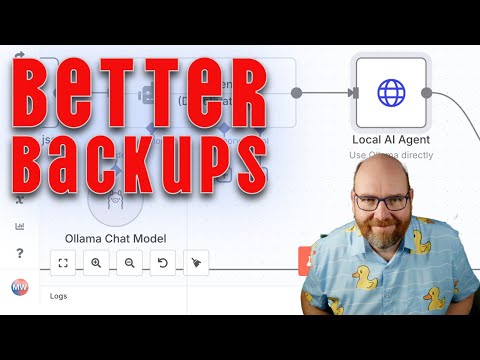 Smart n8n Backups with Ollama - Public