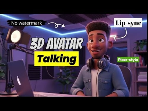 How I Made This Talking 3D Pixar-Style AI Avatar Without Animation Skills (FREE!)