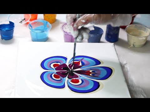 This one Challenged Me! - Persistence Pays Off! - Flower Dip Pour