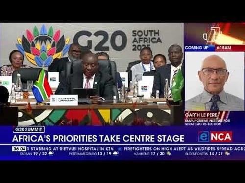 Africa’s priorities take centre stage at G20 summit