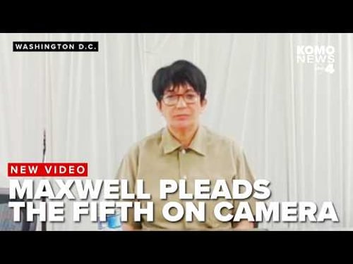 FULL VIDEO: Newly released video of Ghislaine Maxwell pleading the fifth amendment during hearing