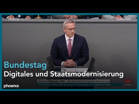 Bundestagsdebatte zum Regierungsprogramm Digitales und Staatsmodernisierung am 15.05.25