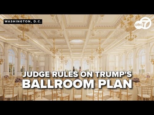 Judge could possibly deny request to stop White House ballroom construction