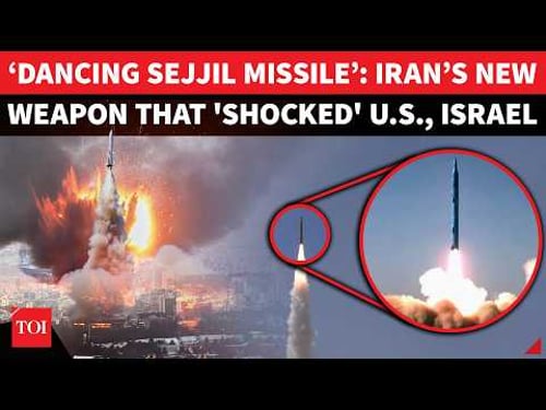 Iran Finally Unleashes 'DOOMSDAY' Weapon Israel, US Feared? 1.5-Ton ‘SEJJIL MISSILE' Debuts Amid War