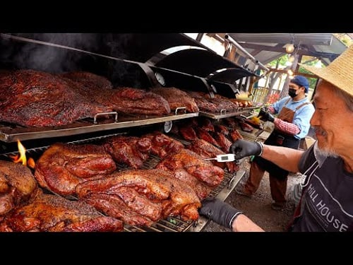 6미터 그릴에 굽는 고기만 월 2톤? 바베큐 먹으면 공연이 공짜! 소스,반찬 다만드는 산장속 바베큐집 등.맛있는 BBQ영상 몰아보기┃BEST3 BBQ/KoreanStreetFood