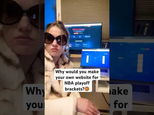 Made My Own NBA Bracket Website 😎