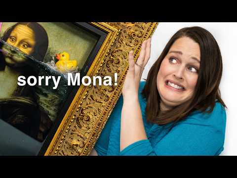 I Flooded the Mona Lisa... with RESIN! #TeamWater