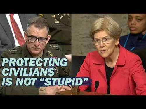 Iran War: Warren Blasts Pentagon For Sidelining Military Lawyers, Endangering Civilians