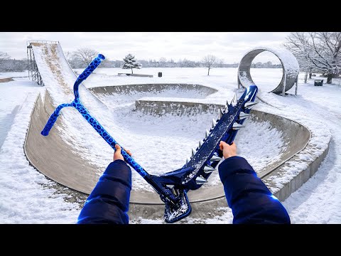 My First Time Snow Scootering…