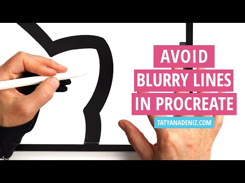 How to Avoid Blurry Lines in Procreate