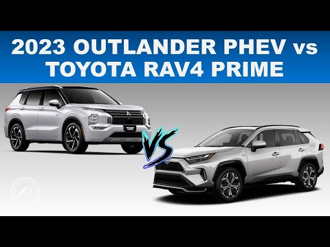 2023 MITSUBISHI OUTLANDER PHEV vs TOYOTA RAV4 PRIME PHEV // ENGINEER'S REVIEW // WHICH IS BETTER?