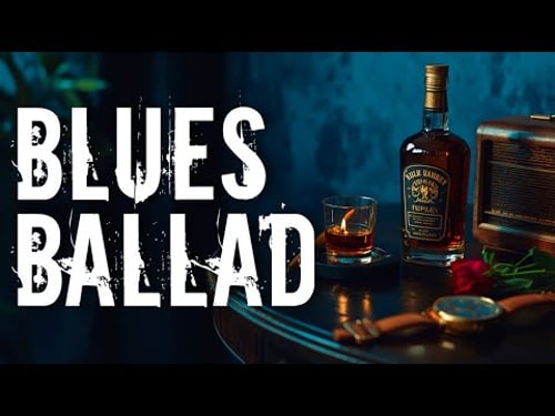 Whiskey Blues Ballad 🎸 Relaxing Blues for Lonely Nights & Broken Hearts