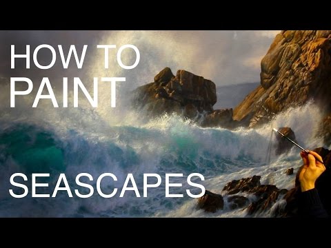 How to paint a seascape: EPISODE TWO | How to paint waves and water