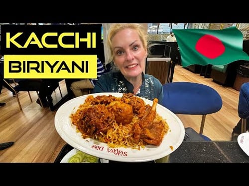 First Time Trying Kacchi Biryani | Dhaka Bangladesh 🇧🇩